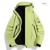 Chaqueta Exterior Estilo Montaña para Mujer, Conjunto Desmontable de Dos Piezas Tres en Uno a Prueba de Viento e Impermeable, Chaqueta de Montañismo Pequeña y Compacta