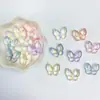 Acrílico Transparente UV Borboleta Fantasia Voando Forma Especial Contas DIY Corrente de Celular Chaveiro Acessórios de Joia Material