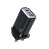 Nuevo Cargador de Nitruro de Galio de 100W Cargador Pd Estándar Australiano de 65W Mini Pd de Carga Directa de 20W Cargador de 30W