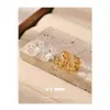 Pendientes Huecos de Moda Tendencia Estilo Coreano, Simples y de Alta Gama, Elegantes y Versátiles, Pendientes con Patrón de Encaje para Mujer