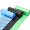 Bolsas de basura negras en rollo continuo, venta directa de fábrica, bolsas de plástico desechables perforadas y engrosadas para cocina doméstica, precio bajo