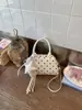 Bolso Pequeño de Lunares de Moda Transfronterizo para Mujer, Estilo Nuevo, Uso Diario, Bolso de Nicho, Bolso Boston, Bolso de Hombro, Bolso Cruzado, Venta al por Mayor