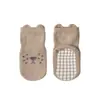 Meias de Chão para Bebê Meias para Caminhar em Casa Outono e Inverno Algodão Penteado Respirável Base Antiderrapante Isolamento Térmico Meias Infantis Conjunto de Meias para Educação Infantil