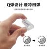 Tiras Anticolisão para Cantos de Janelas e Mesas Infantis, Protetores de Canto de Silicone Anticolisão Transparentes, Tiras Anticolisão Esféricas Macias de Ângulo Reto
