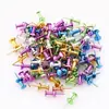 Clavos en forma de I Laminados en Caja de Fabricante, Clavos Grandes en forma de I, Dorados, Plateados y de Colores Galvanizados, Chinchetas