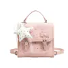 Star 2026 Nova Bolsa de Mão Mochila Cambridge de Grande Capacidade Pingente Moda Tendência Viagem Estudante para Mulheres