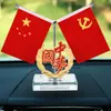 Bandeira de Carro Enfeites de Carro Bandeira Vermelha Pequena Bandeira Pequena Bandeira Vermelha de Cinco Estrelas Atacado Suprimentos para Decoração de Mesa Interior de Carro