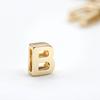 Acessórios de joias faça você mesmo, colar com pingente de ouro verdadeiro 14K coreano, 26 letras, material para pulseira, acessórios para pulseira, atacado