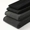 Leggings de algodón a rayas verticales grises para mujer, otoño invierno, estilo nuevo, rayas verticales finas con falda, prenda exterior adelgazante, pantimedias con felpa