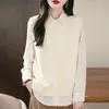 Chaleco de Punto de Algodón Puro con Capas y Cuello Redondo, Ropa Exterior de Moda, Nuevo Estilo Casual Holgado para Mujer