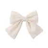 Acessórios de Cabelo para Meninas Outono e Inverno Transfronteiriços Aliexpress Populares Grampo de Cabelo com Laço Estampado Estilo Preppy Acessórios de Cabeça para Crianças 5104