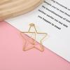 Nuevos Accesorios de Estrella Hueca de Cinco Puntas Decoraciones Navideñas DIY Hechas a Mano Manualidades Adornos Colgantes Modernos y Simples