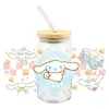 Sanrio coolometi UV DTF transferencia cristal transparente pegatinas impermeable resistente a rayones caricatura al por mayor transfronterizo
