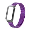 Correa Adecuada para Xiaomi Mi Band 7 Pro, Pulsera Sólida de Acero Inoxidable de Tres Eslabones, Correa Metálica Miband7Pro