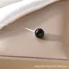 Aretes de Cerámica con Cuentas de Ágata Natural, Nuevo Estilo Chino, Pendientes Versátiles de Moda de Lujo Ligero