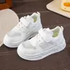 Zapatos de Malla Transpirable para Niños de Verano, Zapatos Blancos, Zapatos Antideslizantes de Suela Suave para Niñas, Zapatos Deportivos para Niños, Zapatos Deportivos para el Campus