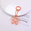 Cadena de Flor de Ola Grande Hueca Transparente Llavero DIY Accesorios de Colgante de Cuentas Hechos a Mano Materiales