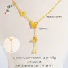 Tienda de oro Puzuo con pulsera de escamas de dragón y mariposa con destello de arena dorada, joyería de moda de alta gama para el temperamento de novia