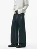 Muxi Ropa de Moda Streetwear Retro Diseño Original de Mezclilla Pantalones de Mezclilla de Corte A Versátiles Sueltos de Pierna Recta para Hombre