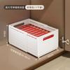 Caja de Almacenamiento de Bocadillos y Bebidas de Plástico Extra Grande Engrosada Caja de Almacenamiento de Artículos Varios de Escritorio Caja de Almacenamiento de Ropa Interior y Calcetines para Armario