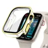 Adecuado para applewatch Funda Protectora de Película Borde Recto Funda para Reloj Funda para Apple Watch s9 Película Pieza Única s8 Funda Impermeable