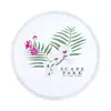 Alfombrilla Personalizada, Toalla de Playa Redonda, Chal con Borlas para Viaje y Hogar, Toalla Grande Gruesa de Secado Rápido, Toalla de Baño Grande Estampada