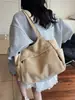 2026 Nueva Bolsa de Lona Estilo Coreano Primavera y Verano para Mujer, Casual y Versátil, Bolso de Mano para Viajes de Gran Capacidad, Bolsa de Hombro Tote