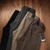 Pantalones Largos Casuales Americanos Versátiles para Hombre de Otoño e Invierno Gruesos Retro Lavados Sueltos Rectos