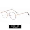 83604 Armazón de Gafas de Moda Gafas Anti Luz Azul Armazón de Gafas de Metal Distintivo Ligeras Gafas para Miopía