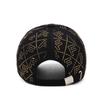 Gorra con letra F de diamantes de imitación para mujer, gorro protector solar, informal, para exteriores, de moda, para primavera y otoño