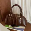 Bolso Cruzado de Hombro Simple para el Viaje Diario Nuevo de Moda con Forma de Concha para Mujer Bolso Elegante con Temperamento Diseño de Nicho Bolso de Mano Cruzado