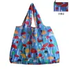 En Stock Bolso de Almacenamiento de Tela Oxford Encriptada Ecológico Portátil Plegable Bolsa de Compras para Supermercado Bolso Tote para Mujer Bolso de Mano para Regalo