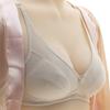 Sutiã Fino de Algodão Puro Primavera e Verão Sutiã Sem Aro Tamanho Plus Size Feminino para Mulheres de Meia-idade e Idosas Respirável Sem Bojo Roupa Íntima para Mães