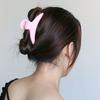 Estilo coreano ins Elegante Elegante Elegante Tubarão Cabelo Grab Creme Cor Fosco Brilhante Uma Palavra Grab Clip Internet Celebridade Queda-Resistente Grab Clip