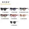 Nuevas Gafas de Sol de Moda con Montura Ojo de Gato 2340INS Viento Todas las Combinaciones Anti-UV Gafas de Sol para Sesión de Fotos Callejeras de Mujeres