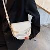 Design de Nicho Versátil Bolsa Transversal Ins Bolsa Feminina 2022 Nova Moda Tendência Cor Contrastante Bolsa Sela Bolsa de Ombro Feminina