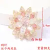 Broche de Flor de Cristal Rosa Estilo Coreano, Diseño de Moda, Hebilla de Bufanda de Seda de Gama Alta, Lujo Ligero, Pin Personalizado para Traje y Abrigo