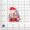 Homem de Gengibre de Natal Lantejoula Luminosa Alce Criativo DIY Grampo de Cabelo Corrente de Celular Chaveiro Pingente de Copo de Água Adesivo