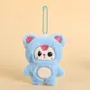 Chaveiro de Pelúcia Peça Única Três Bonecos Pequeno Pingente Brinquedo da Moda Cidade de Videogame Brinquedo de Máquina de Garra Pequeno Pingente de Pelúcia Atacado