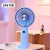 Ventilador Pequeño Portátil Color Caramelo Dibujos Animados Base de Soporte Extraíble Ventilador de Carga para Escritorio Premios de Festival