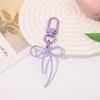 Nuevo Llavero Colgante de Lazo de Cinta de Princesa Escape Colorido Estilo Ins Exquisito Corazón Pieza Accesorios Colgante