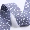 Fita de gorgurão dupla face fosca estilo coreano com bolinhas onduladas pequenas para laços DIY, acessórios de cabelo infantis, flor, embalagem para presente, material de embalagem de ponto