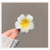 Pinza para el pelo de flor de huevo estilo Ju Jingyi Pinza lateral para flequillo de frente Pinza de pico de pato de verano para mujer Pinza lateral para cabello roto Accesorios para el cabello