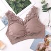 Comercio Exterior Transfronterizo Encaje Sin Costuras Push-Up Espalda Hermosa Fengzhixin Ropa Interior de Moda Transpirable Talla Grande para Mujer Envoltura de Pecho