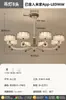 Lámpara Colgante de Hierro para Iluminación Zhongshan Luz de Sala de Estar Lujo Moderno Minimalista Hogar Nórdico Luz Principal Dormitorio Personalizado Pasillo