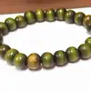 Puesto de tienda de 2 yuanes superventas cuentas de Buda tronco más vendido círculo único cuentas de Buda pulsera de cuentas de madera 6 mm cuentas de madera pulsera Bodhi
