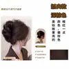 Marubeni Mascarilla para el Cabello Pinza de Agarre para Mujer Cabello Falso Moño Esponjoso de Flor Accesorios para el Cabello Moño en la Parte Posterior de la Cabeza Bucle para Rizos del Cabello Artefacto para el Cabello