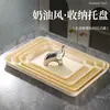 Bandeja Estilo Ins Rectangular para Té Lujo Accesible Bandeja para Snacks Doméstica Grande para Tazas de Agua Bandeja para Frutas