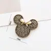 Contas Estilo Novo Urso Retrô Acessórios de Joia para Capa de Celular DIY Acessórios para Sapatos DIY Coração de Pérola com Furo
