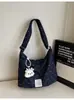 Bolsa Tote Grande Capacidade Nova Doce Primavera Estilo Preguiçoso Flores Pequenas Babados Vermelhos Tecido Chiffon Bolsa Feminina 2026
